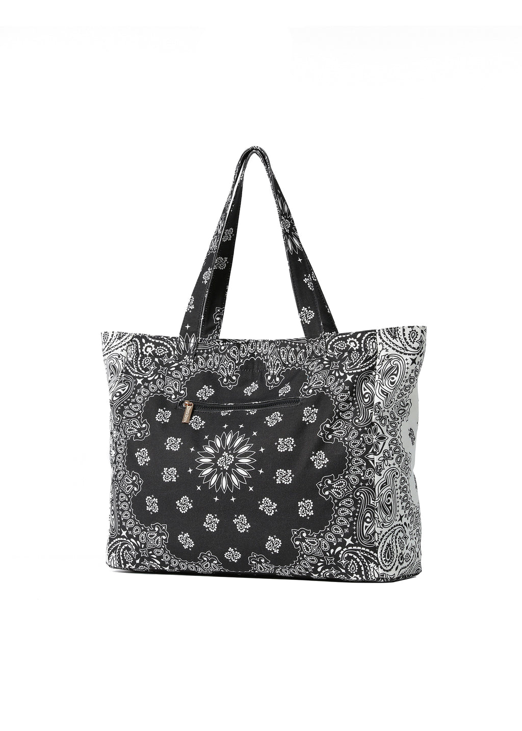 Bandana Tote- Black/White