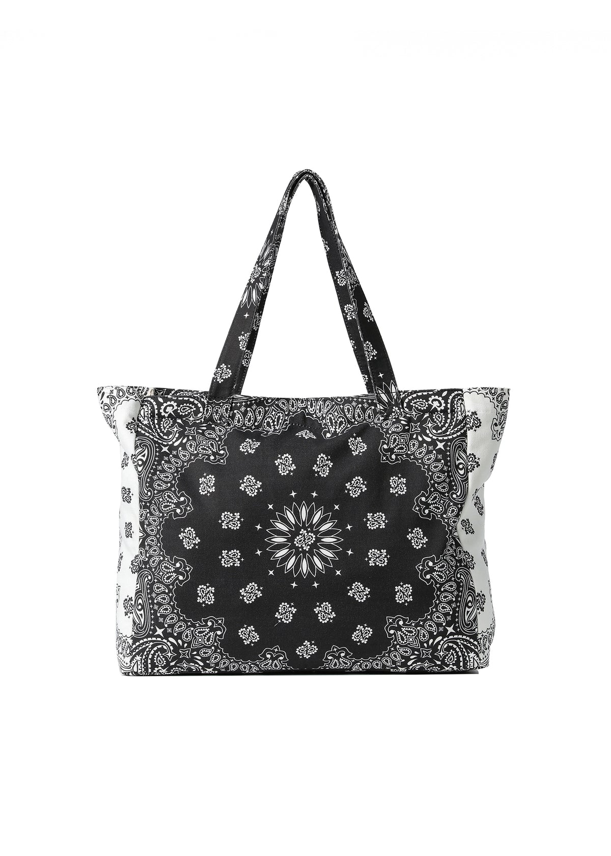 Bandana Tote- Black/White