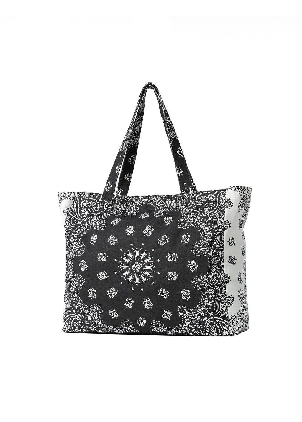 Bandana Tote- Black/White