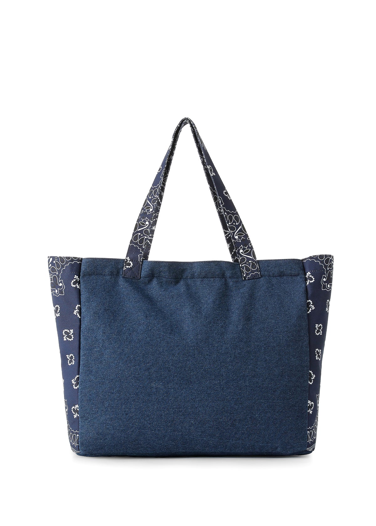 Bandana Tote- Denim/Bandana