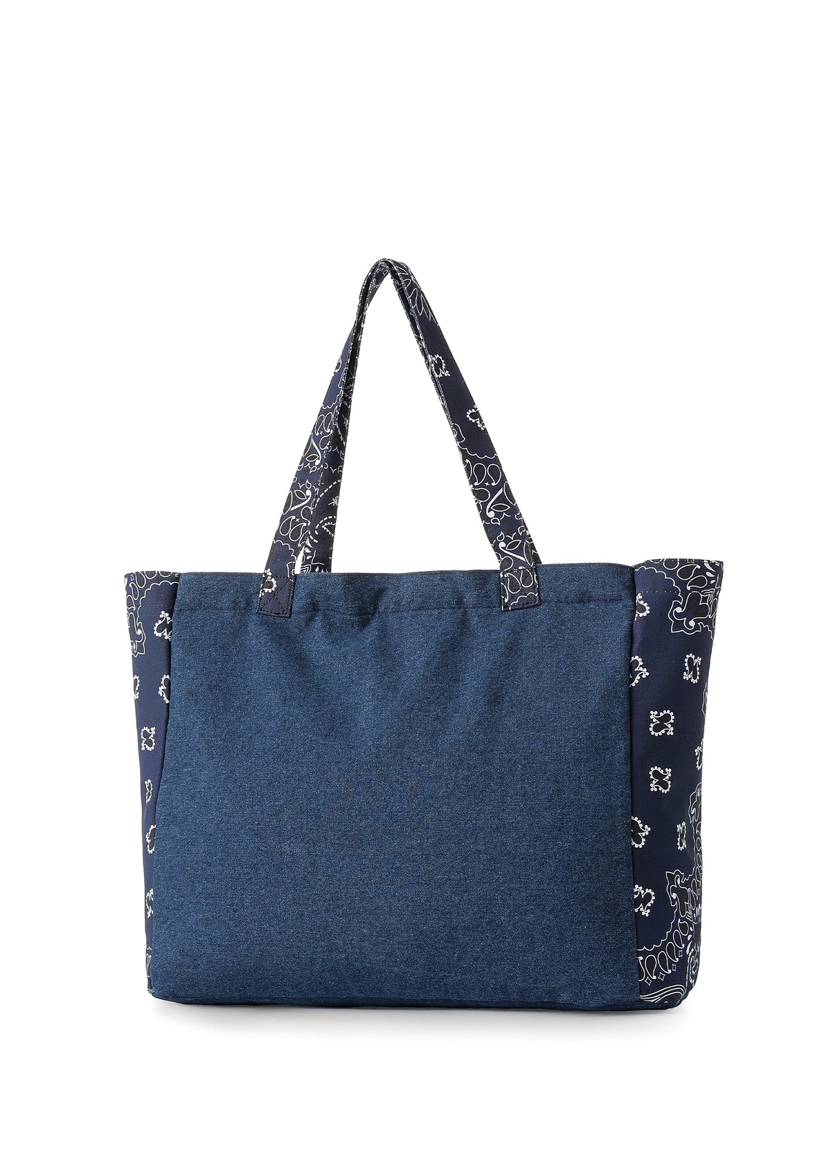 Bandana Tote- Denim/Bandana