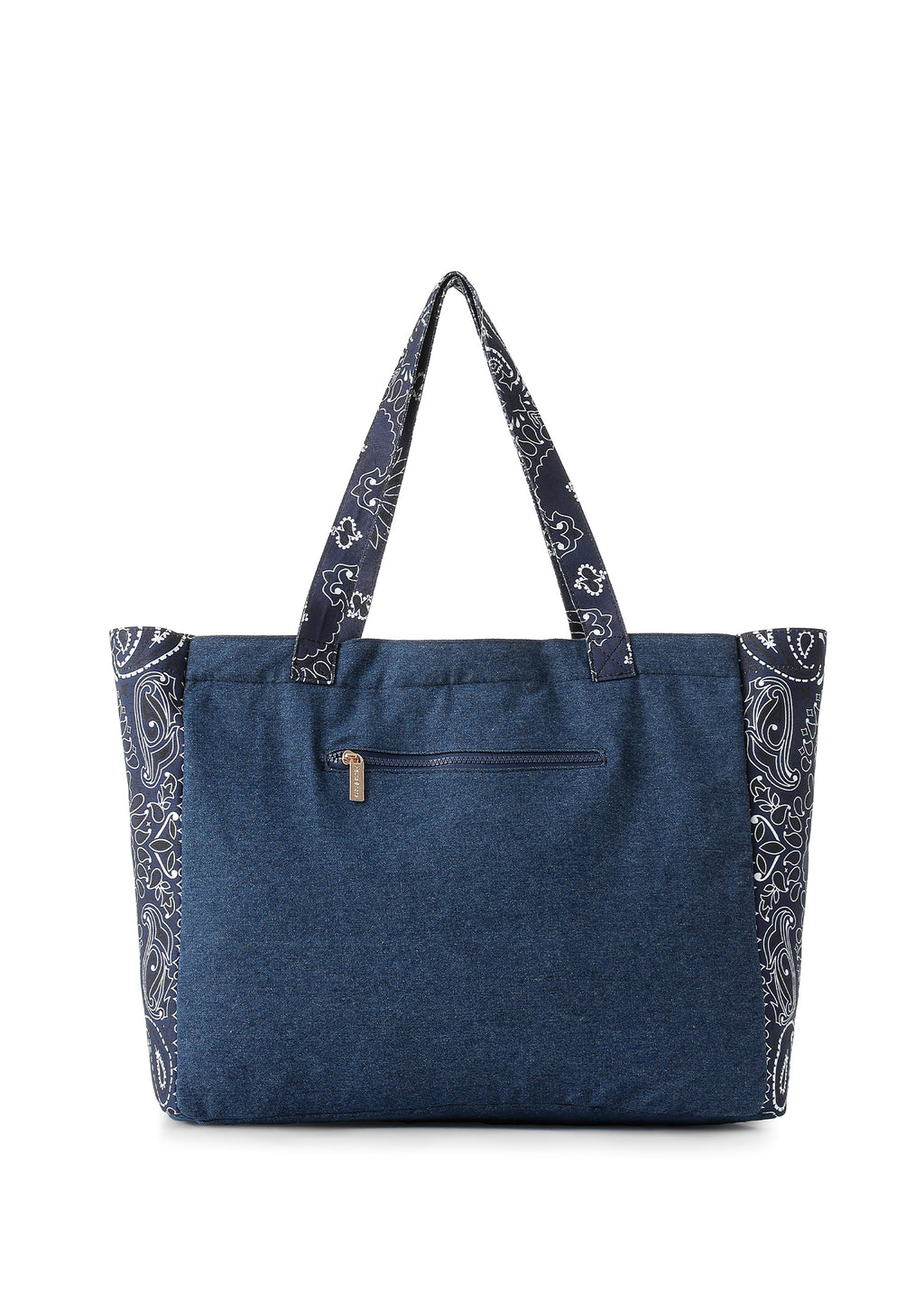 Bandana Tote- Denim/Bandana