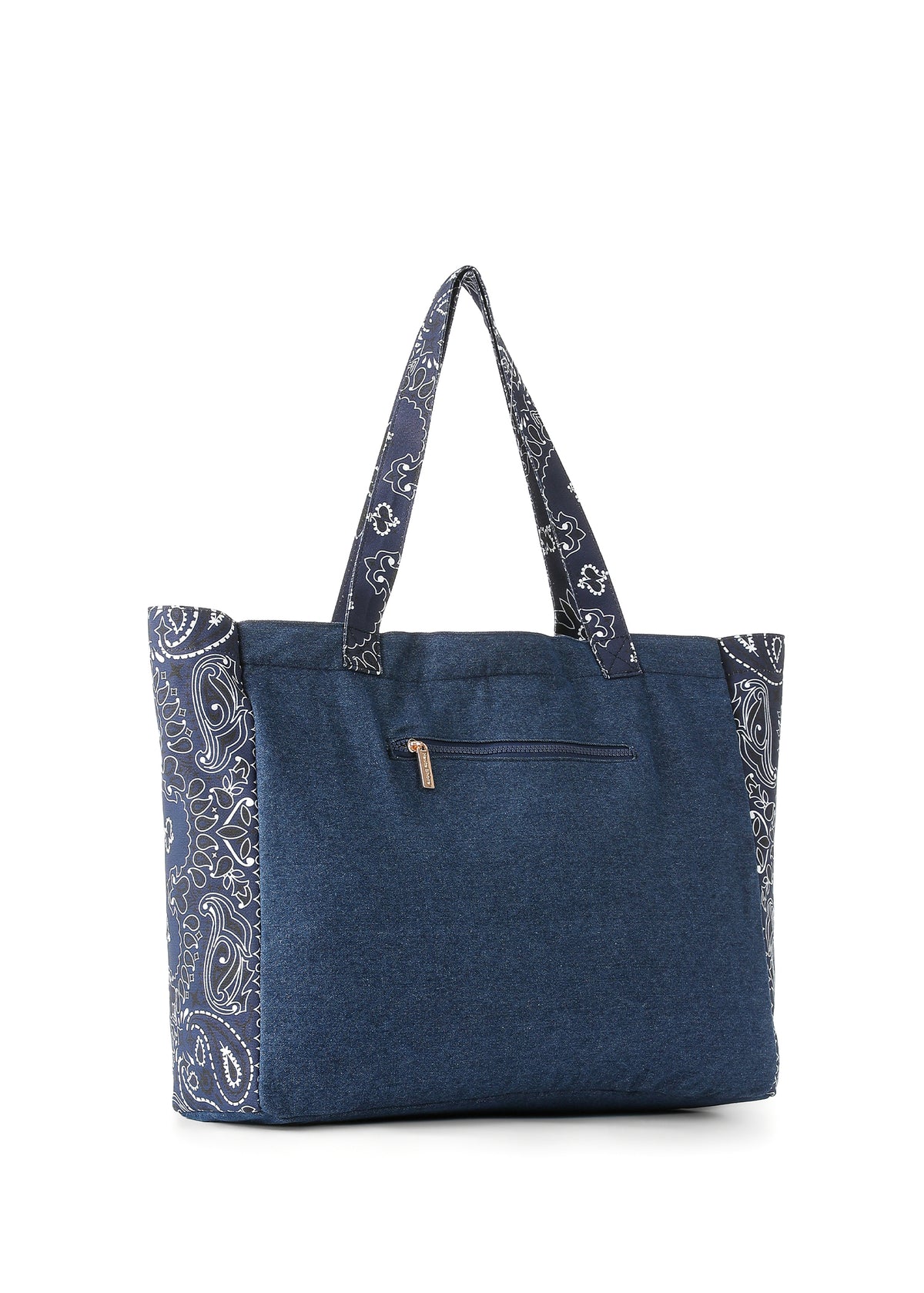 Bandana Tote- Denim/Bandana
