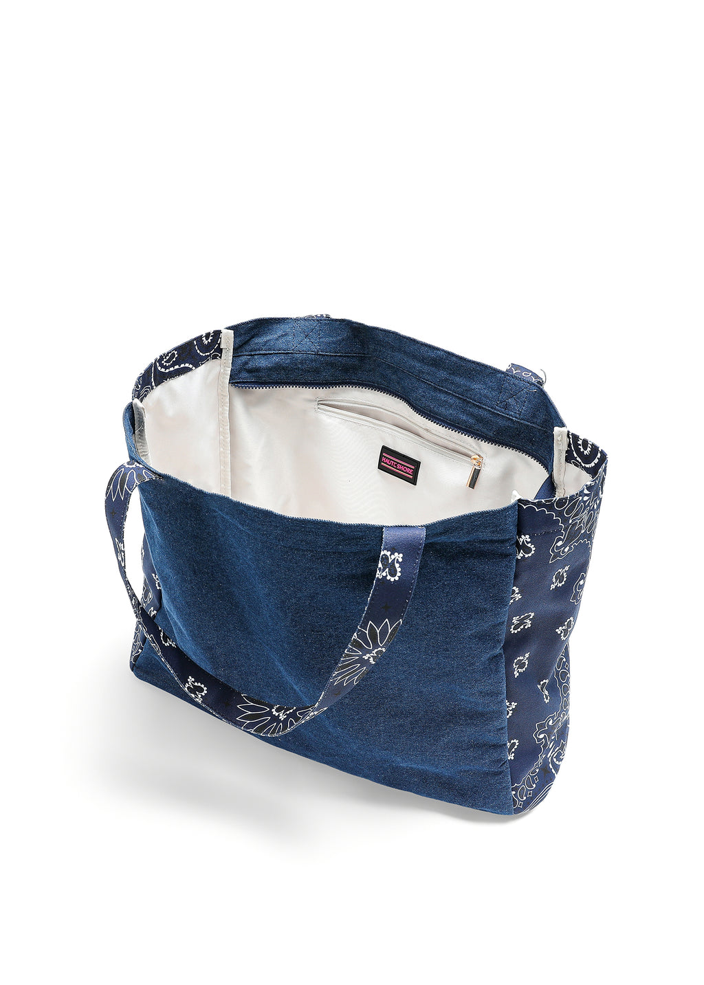 Bandana Tote- Denim/Bandana