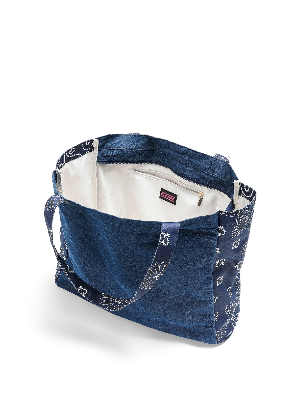 Bandana Tote- Denim/Bandana