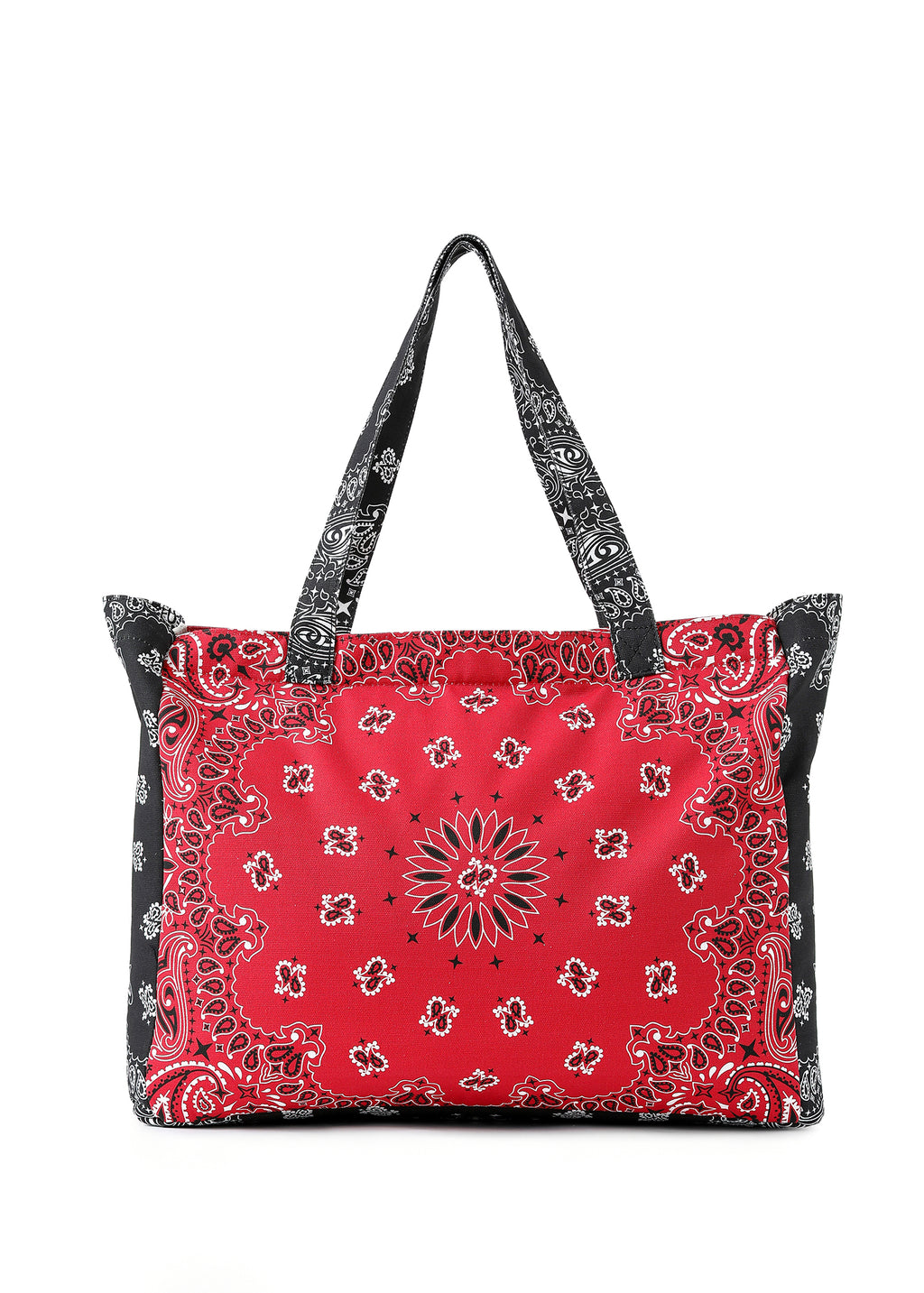 Bandana Tote- Red/Black