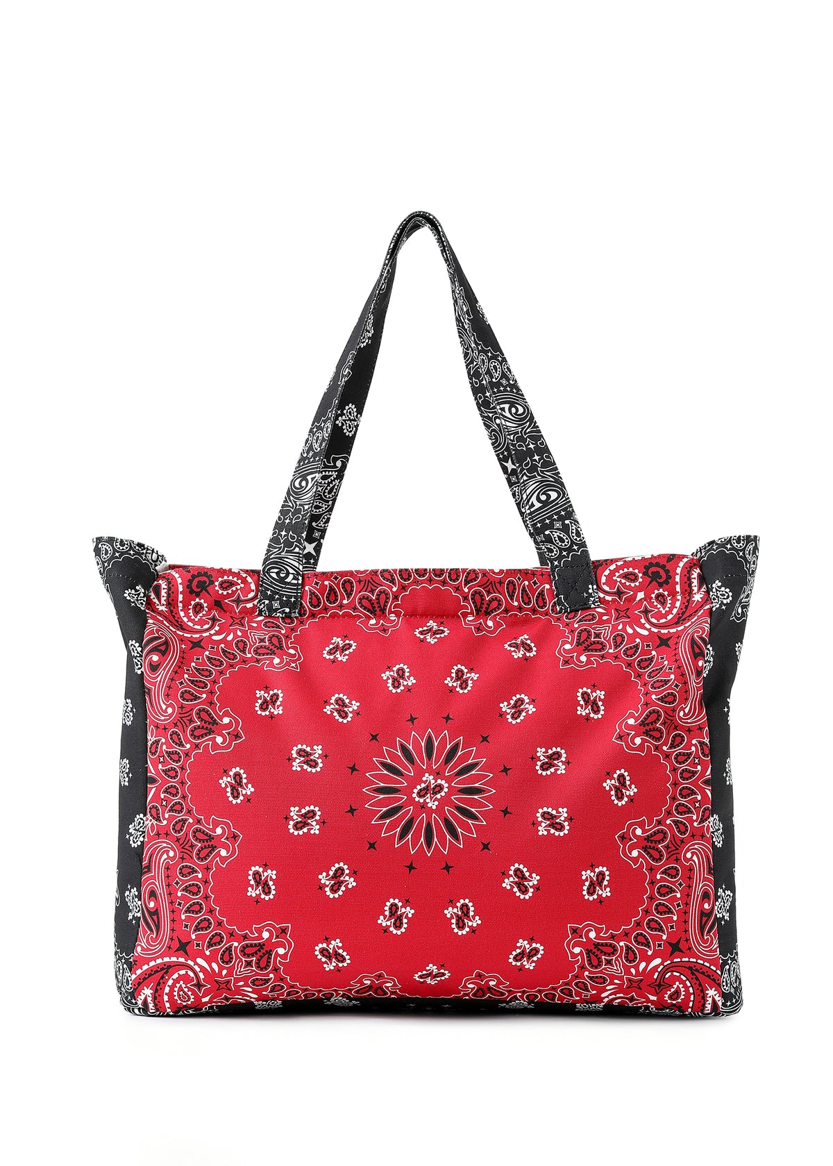 Bandana Tote- Red/Black