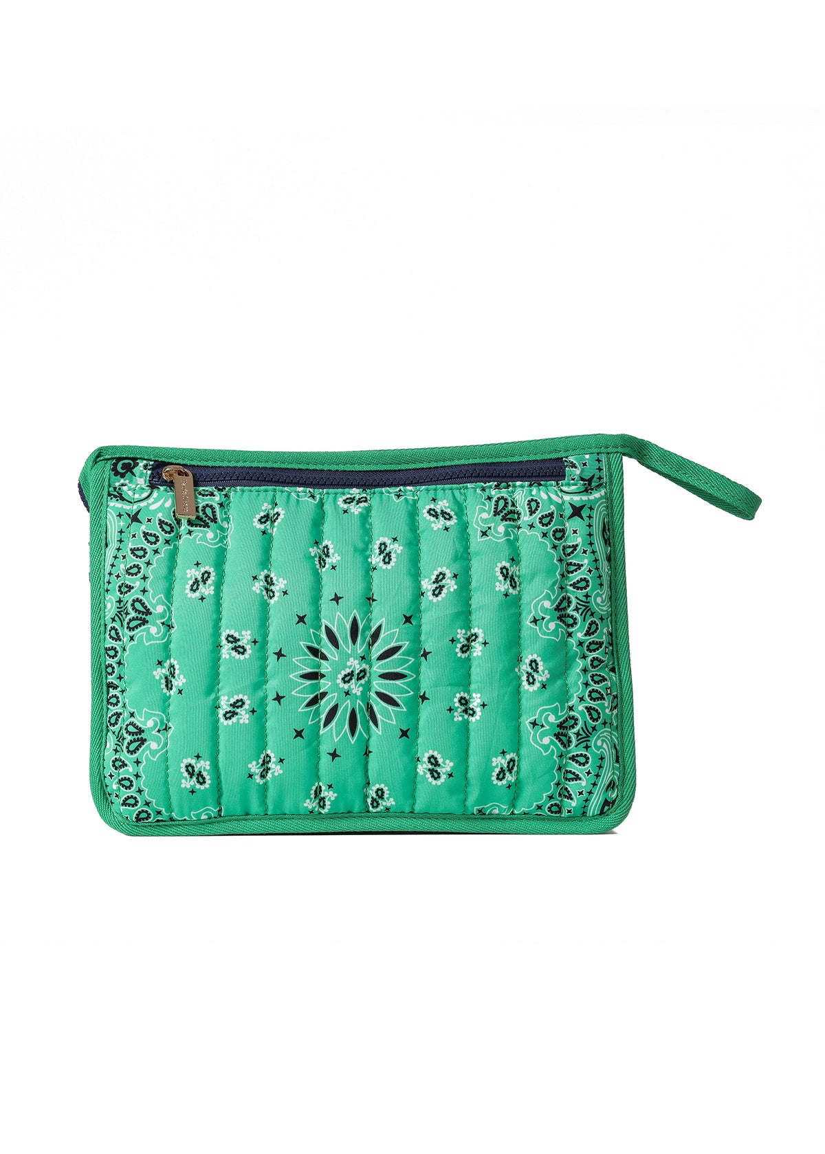 Bandana Pouch Kelly Green/Navy