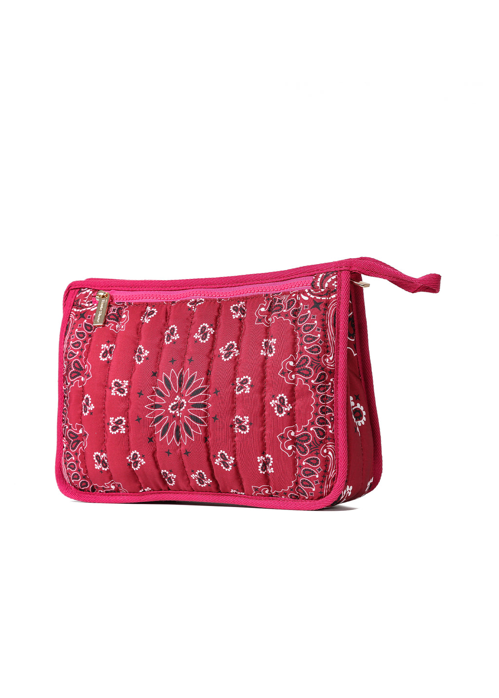 Bandana Pouch Burgundy/Pink