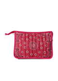 Bandana Pouch Burgundy/Pink