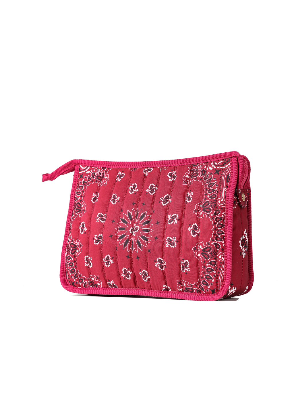 Bandana Pouch Burgundy/Pink
