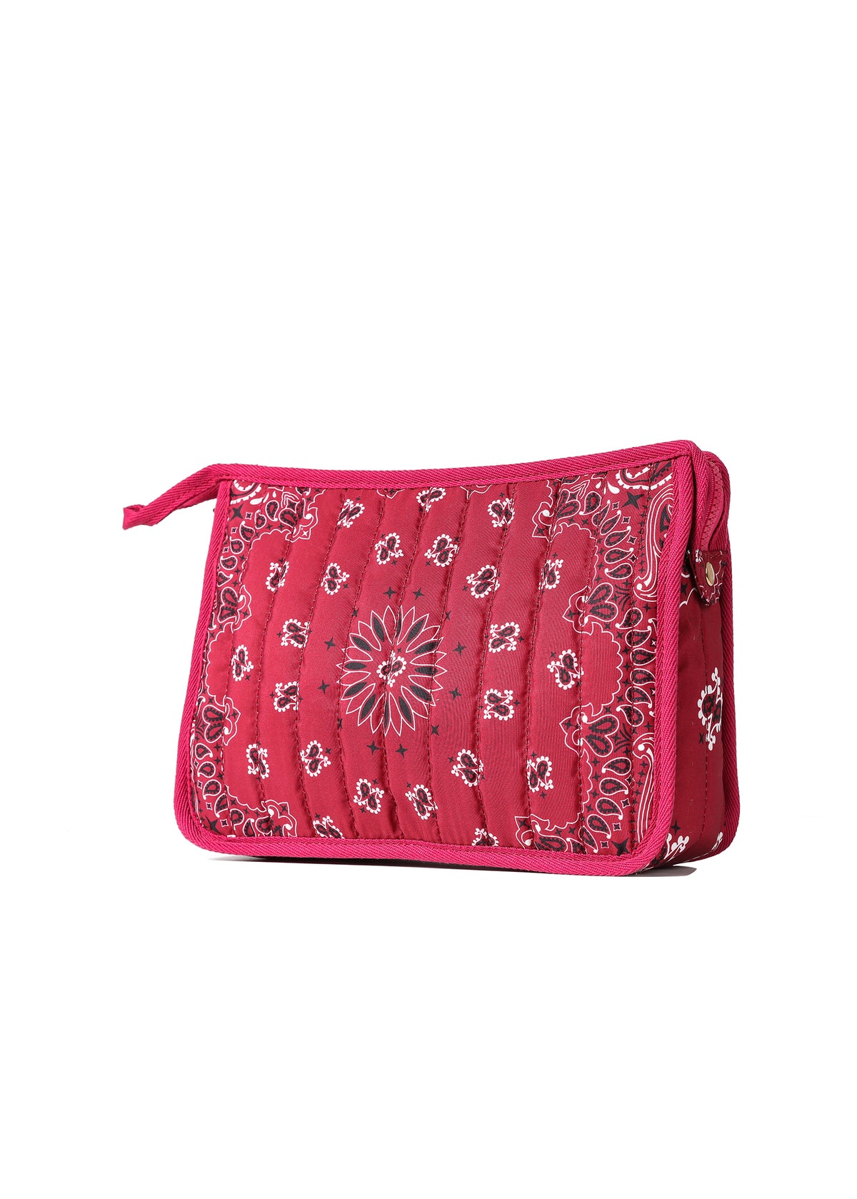 Bandana Pouch Burgundy/Pink