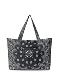 Bandana Tote- Black/Army