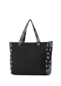 Bandana Tote- Black/Black