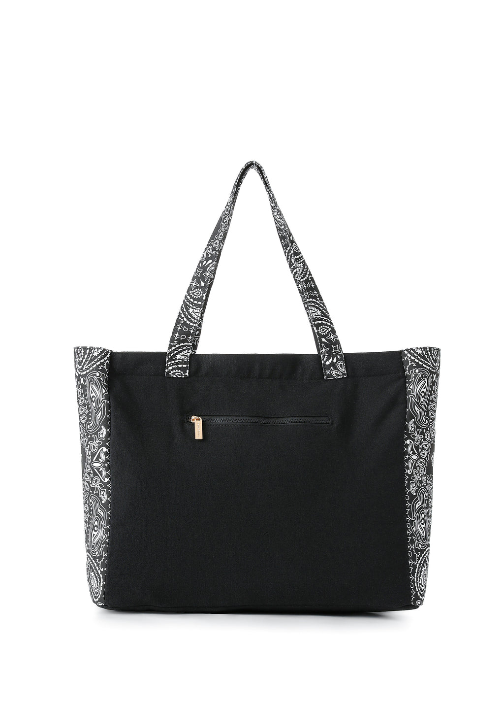 Bandana Tote- Black/Black