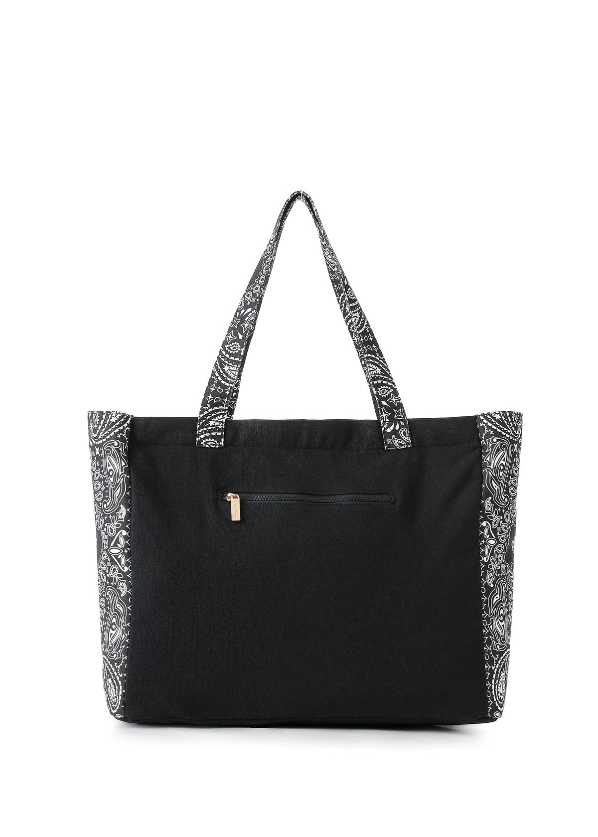 Bandana Tote- Black/Black