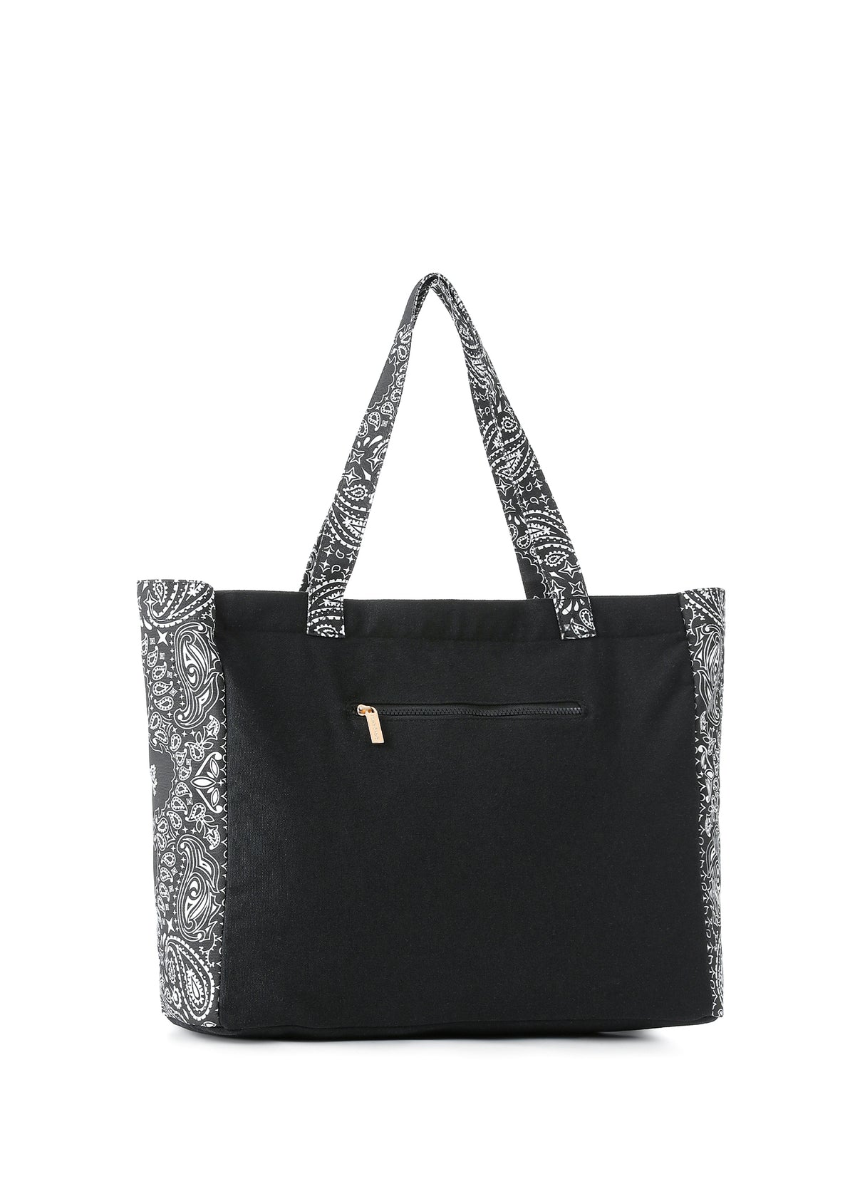 Bandana Tote- Black/Black