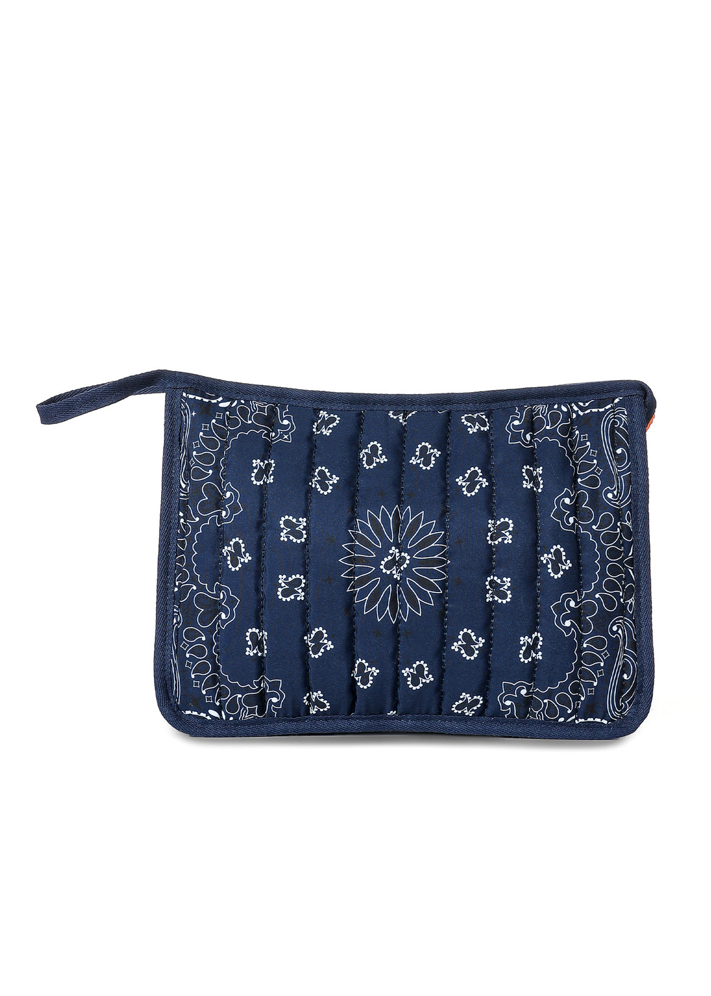 Bandana Pouch Navy/Orange