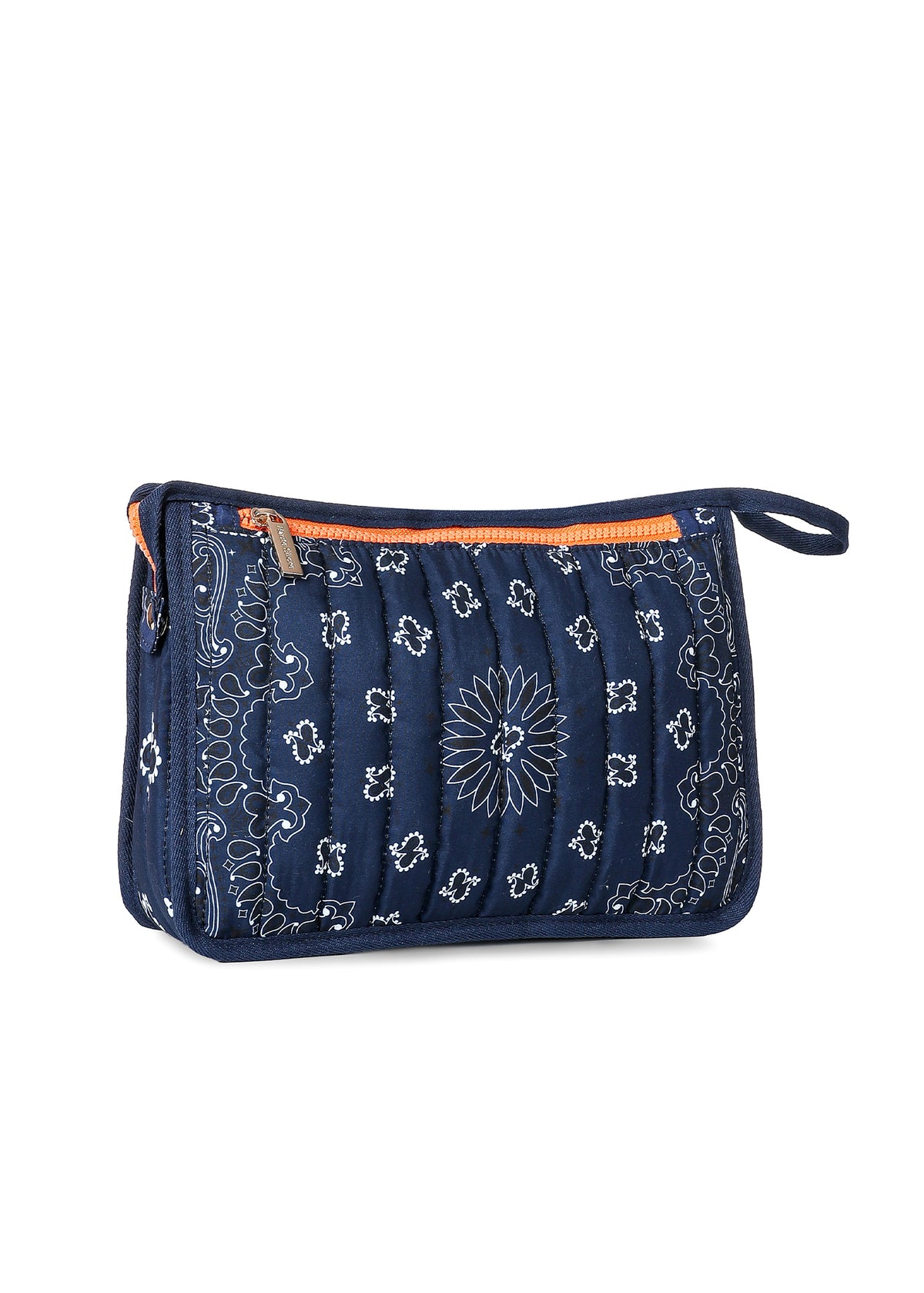 Bandana Pouch Navy/Orange