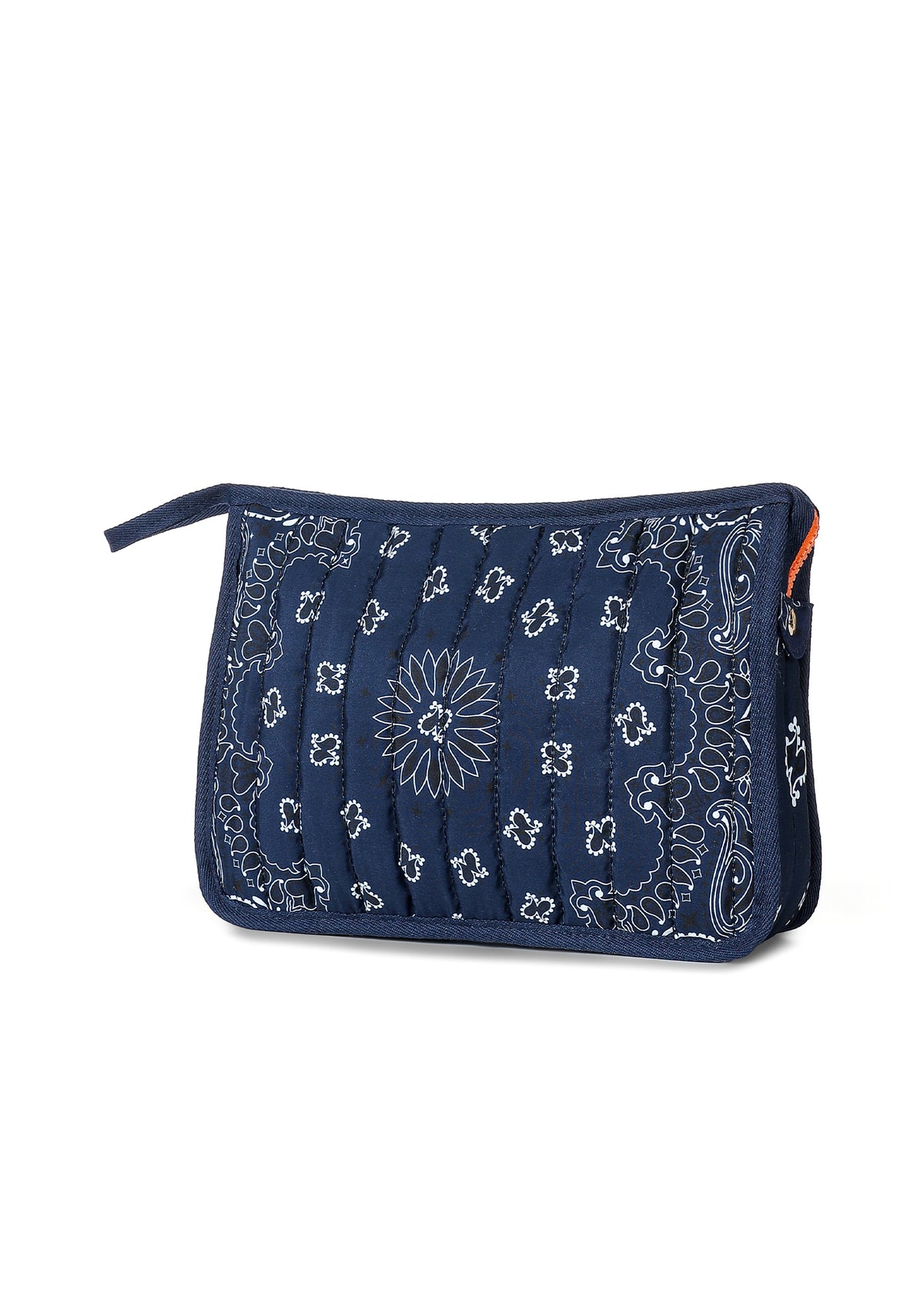 Bandana Pouch Navy/Orange