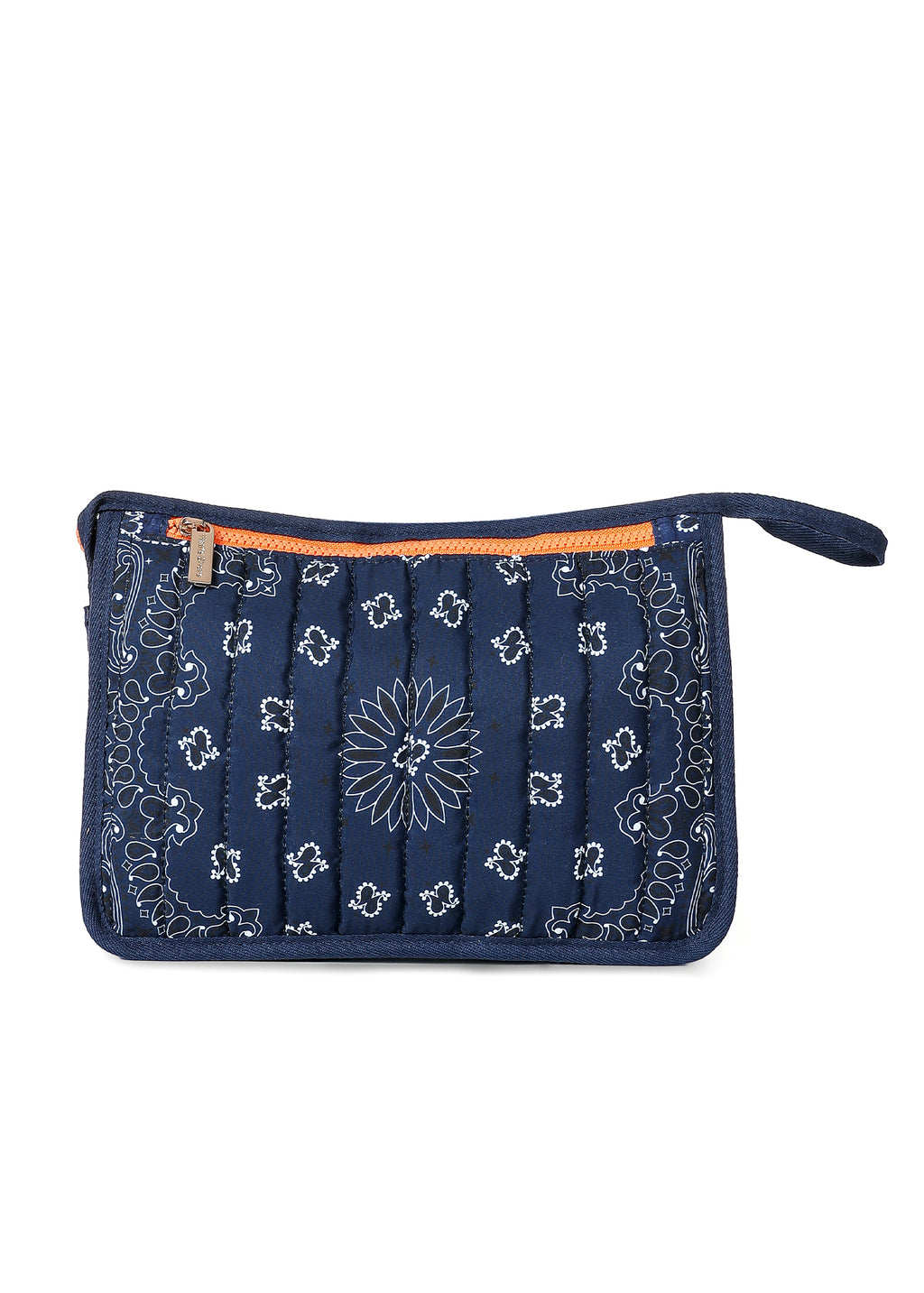 Bandana Pouch Navy/Orange