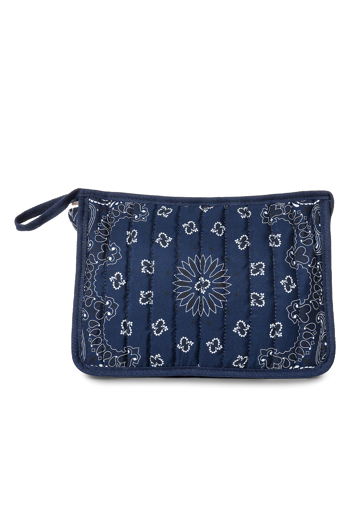 Bandana Pouch Navy/Yellow