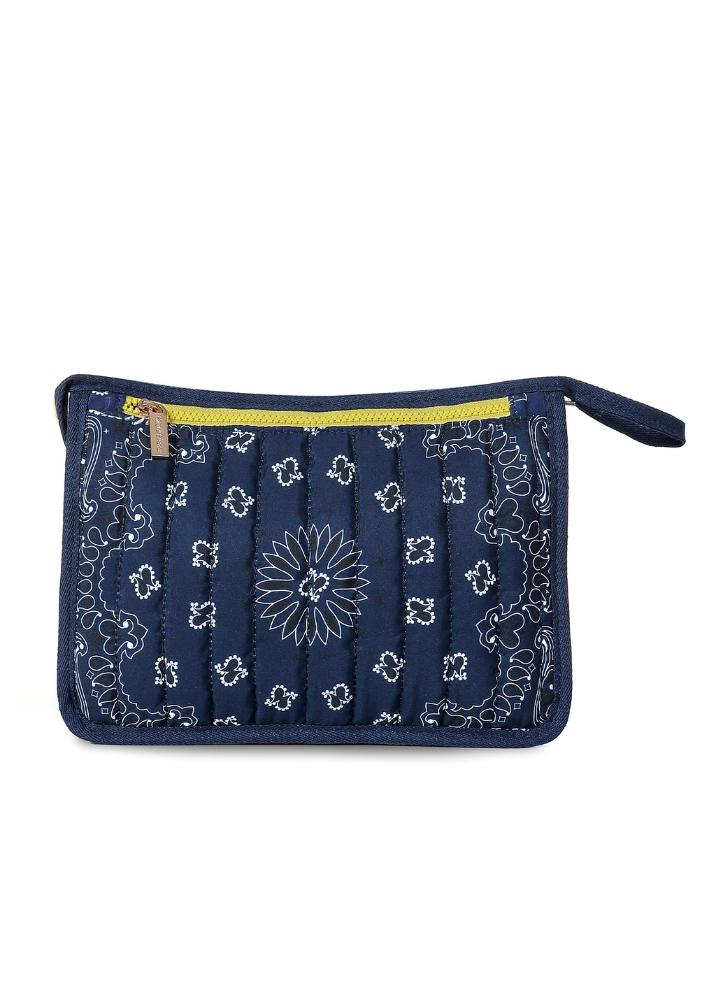 Bandana Pouch Navy/Yellow