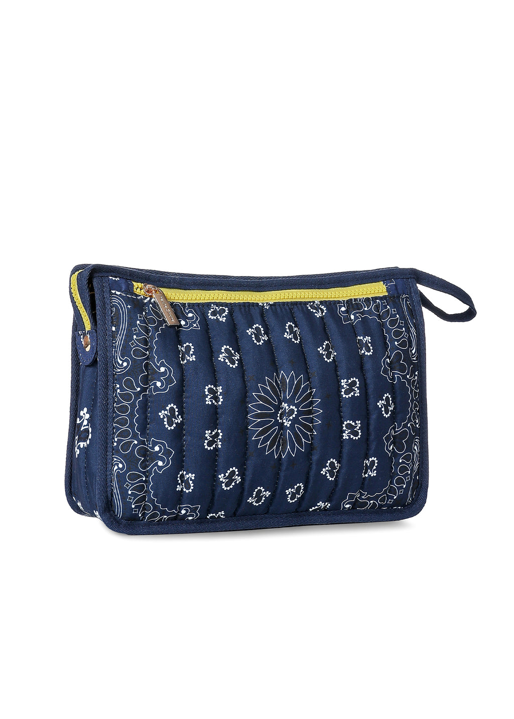 Bandana Pouch Navy/Yellow