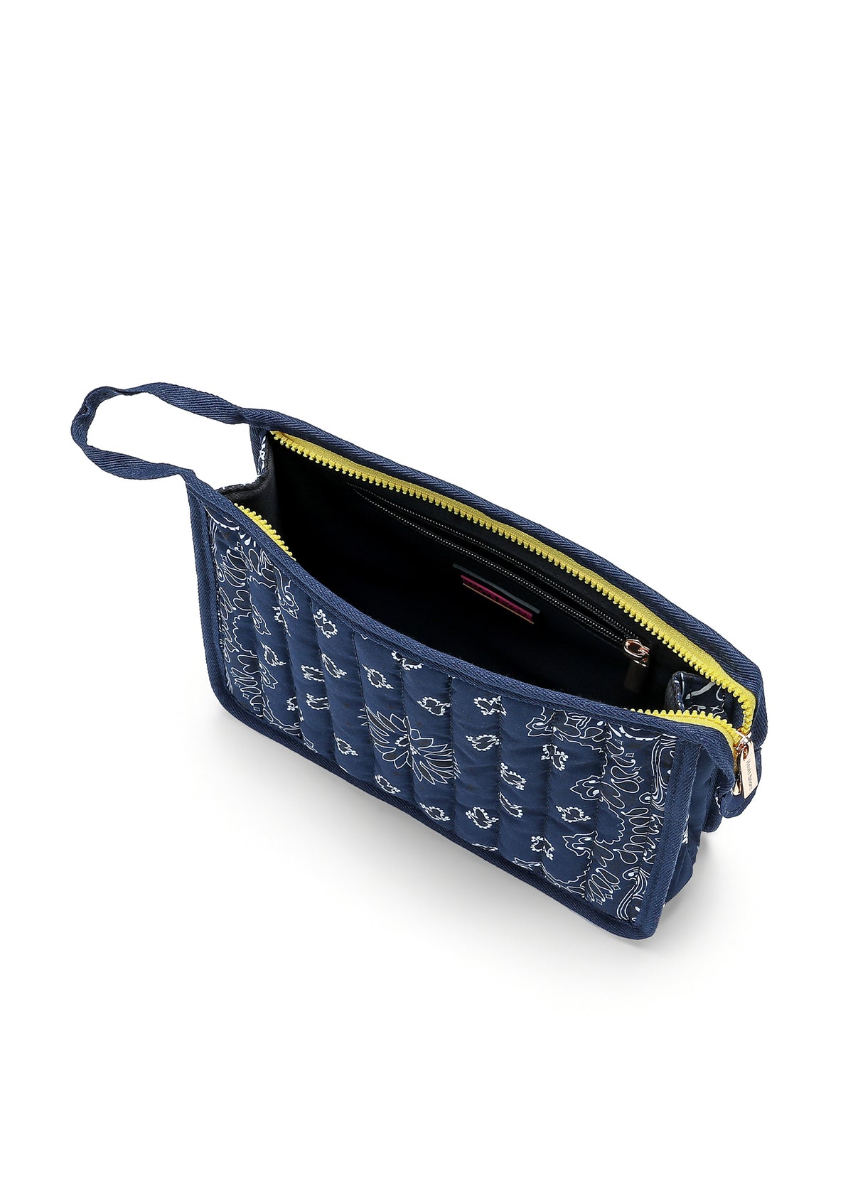 Bandana Pouch Navy/Yellow