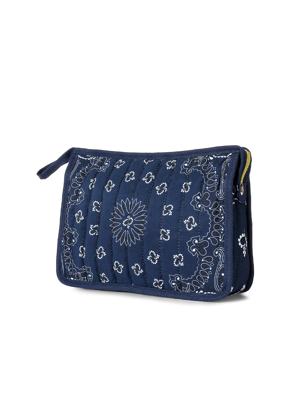 Bandana Pouch Navy/Yellow