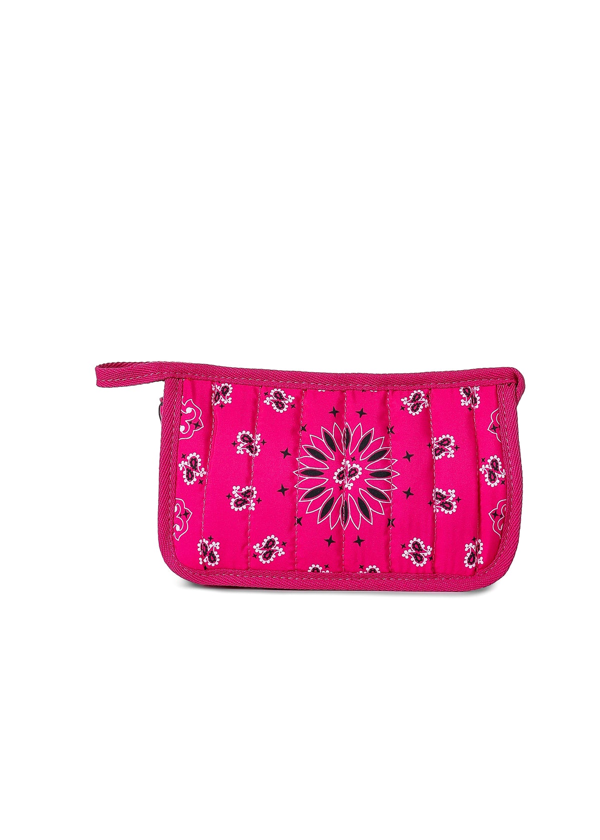 Bandana Cosmetic Pouch Hot Pink