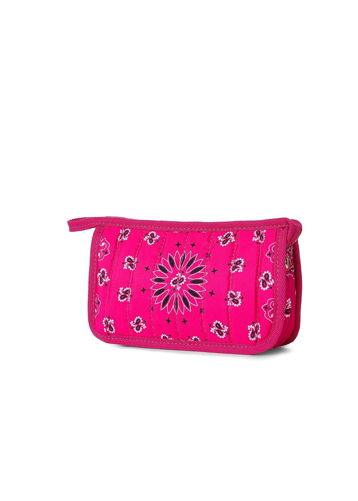 Bandana Cosmetic Pouch Hot Pink