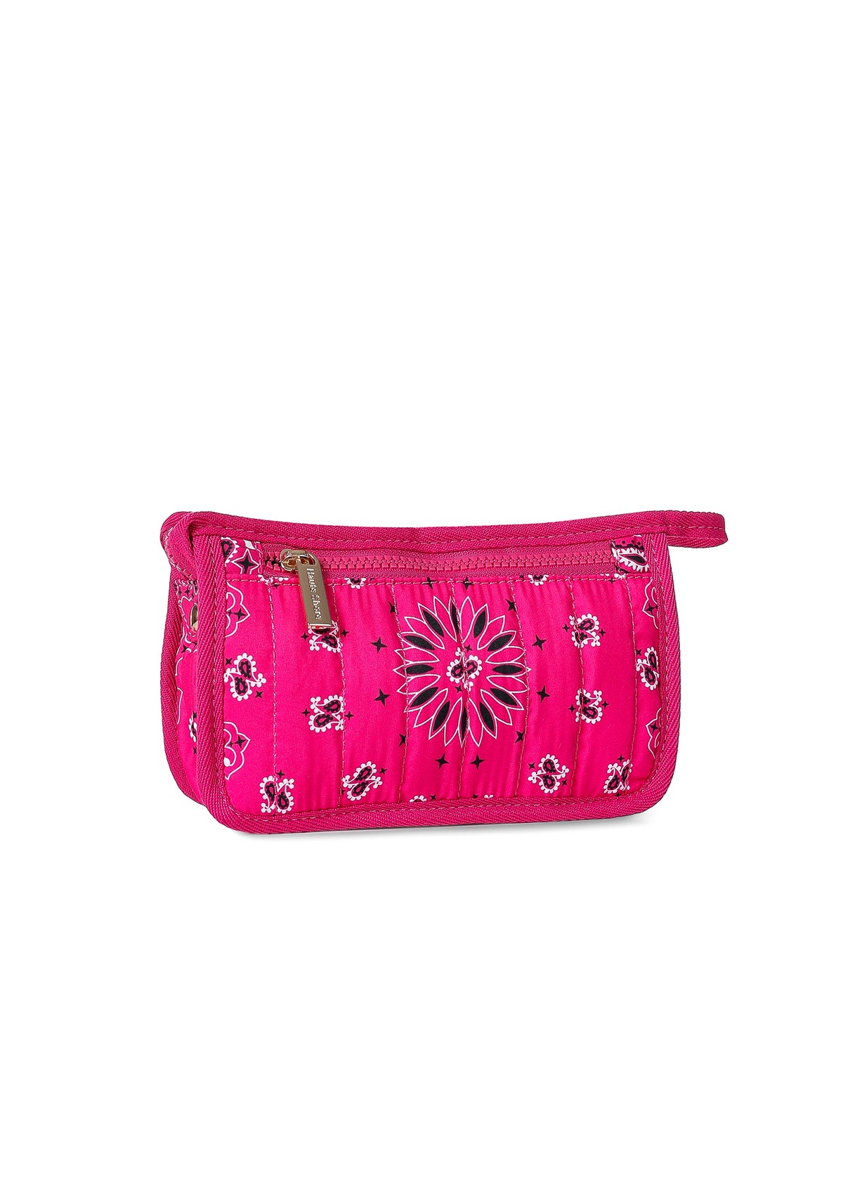 Bandana Cosmetic Pouch Hot Pink