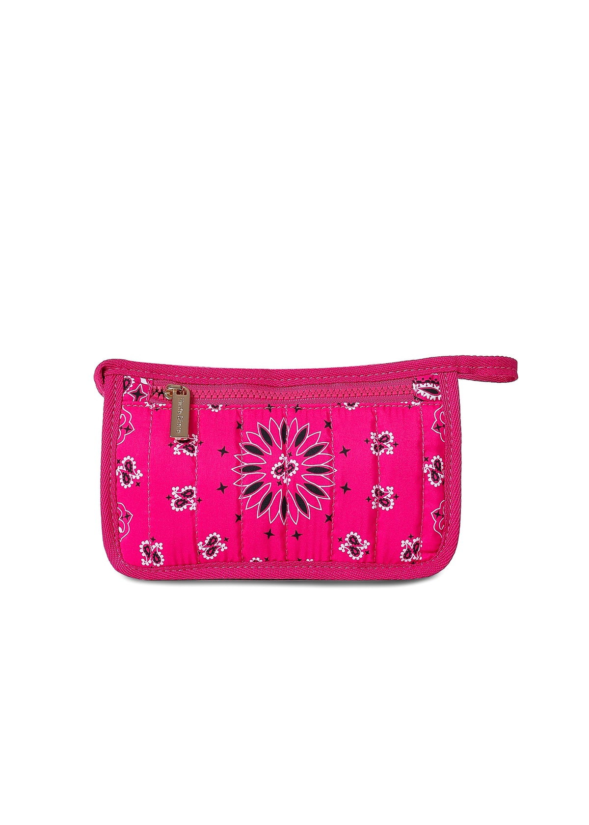 Bandana Cosmetic Pouch Hot Pink