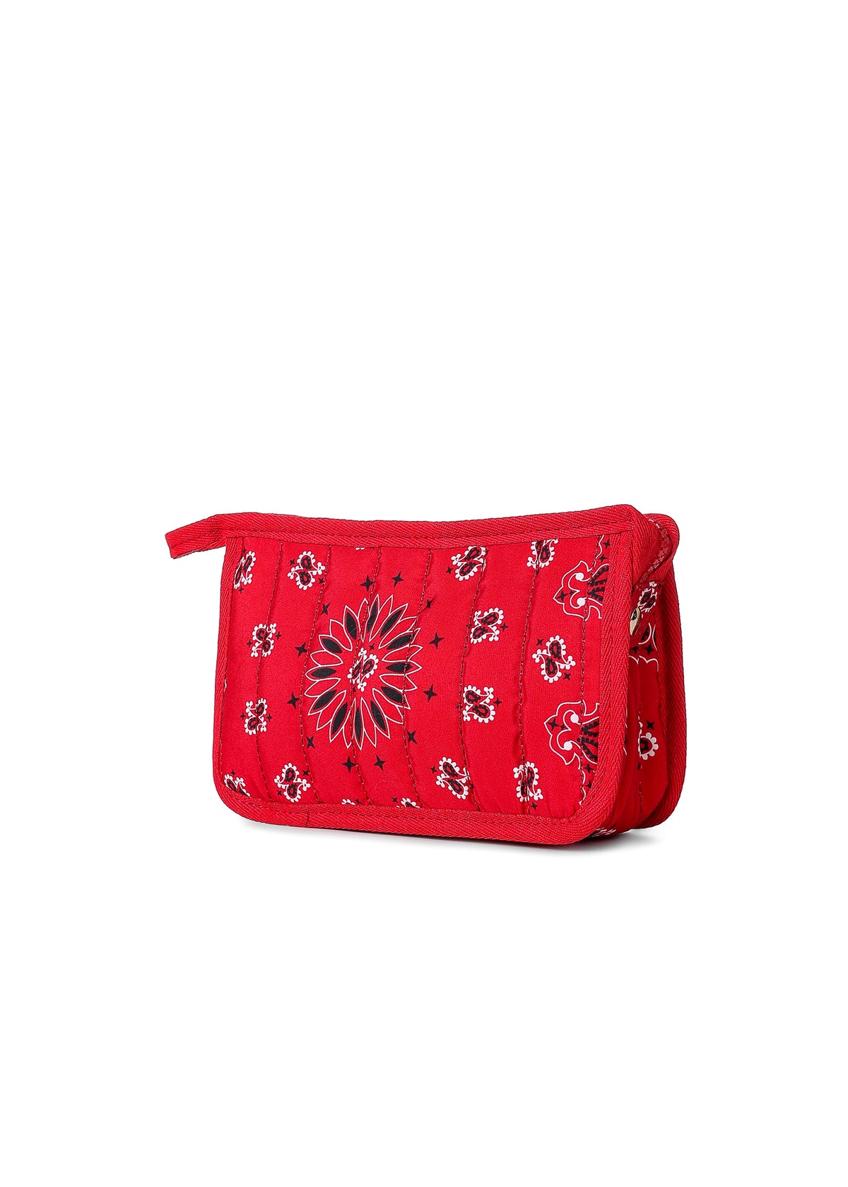Bandana Cosmetic Pouch Red