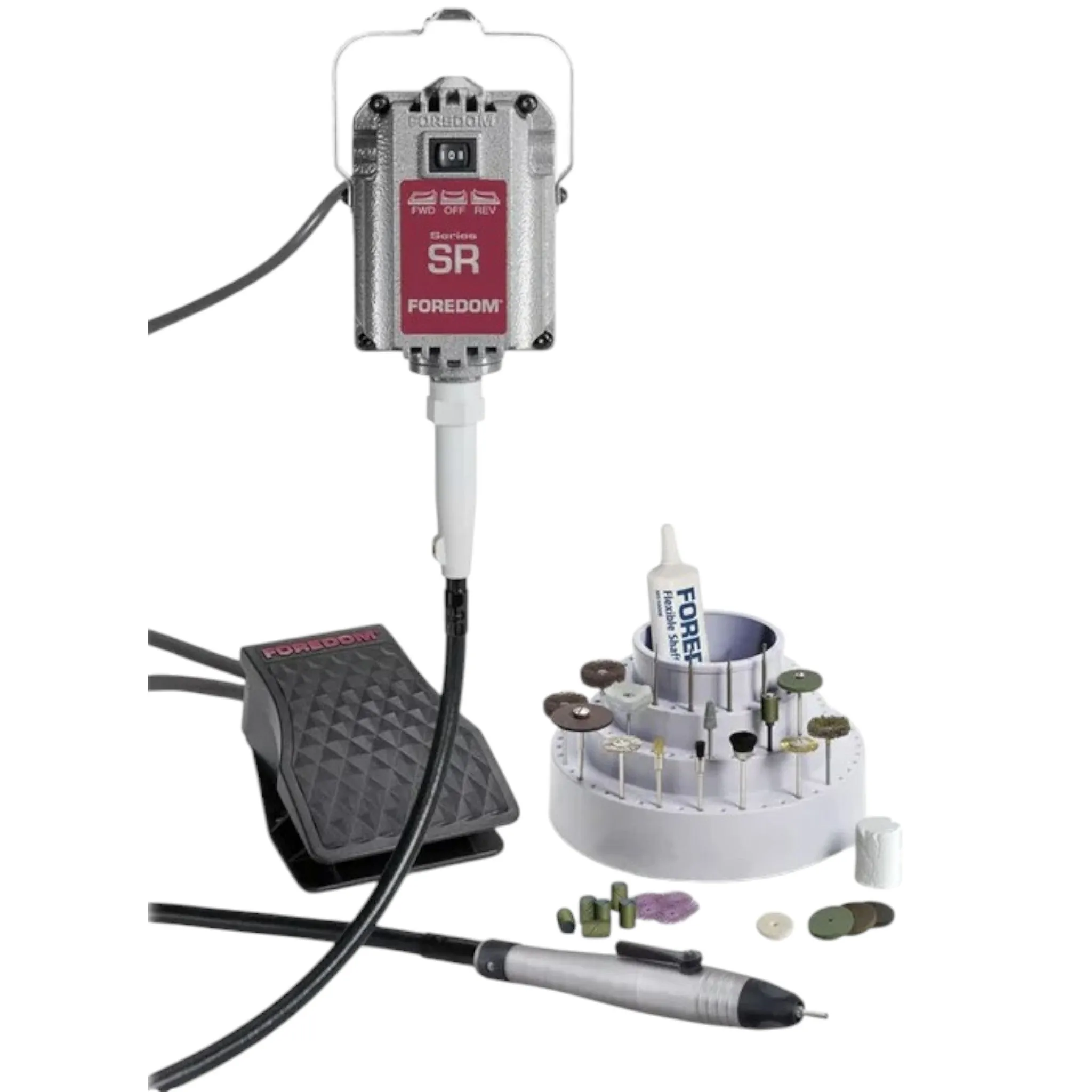 🆕 Foredom® SR Hang Up Motor and H.20 Quick-Change Handpiece Kit