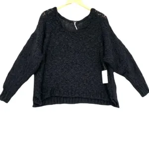 -Free People Women's Cropped Oversized Sweater NWT