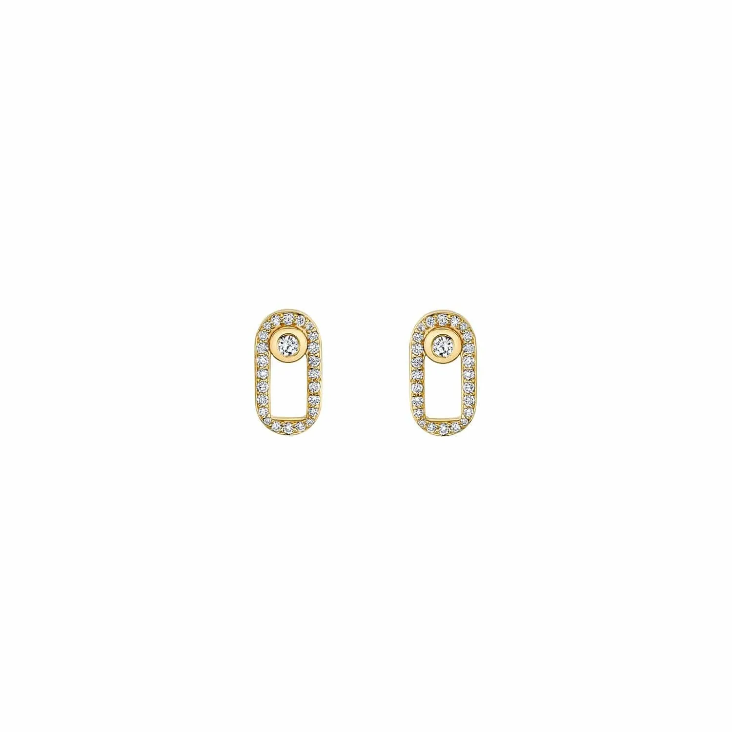 0.38ctw Diamond Pavé Singleton Studs