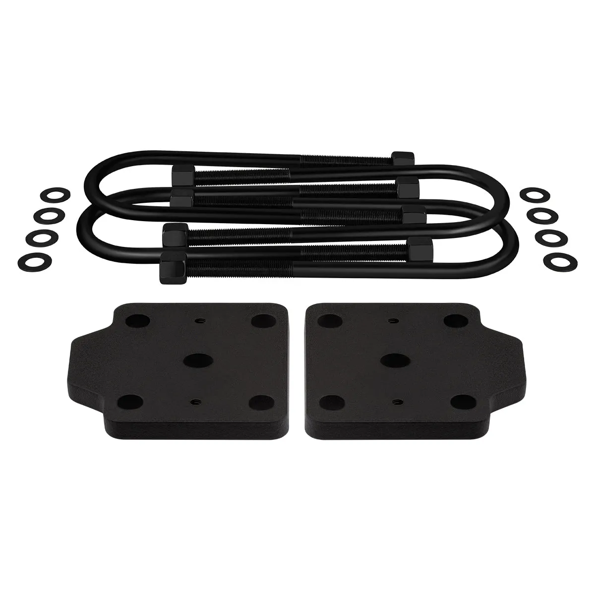 1994-2002 Dodge Ram 3500 U-Bolt Flip Striker Plates with 5/8" U-Bolts Kit 2WD