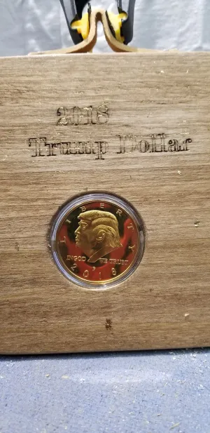 2018 Trump Dollar Gold Collectors Art #2