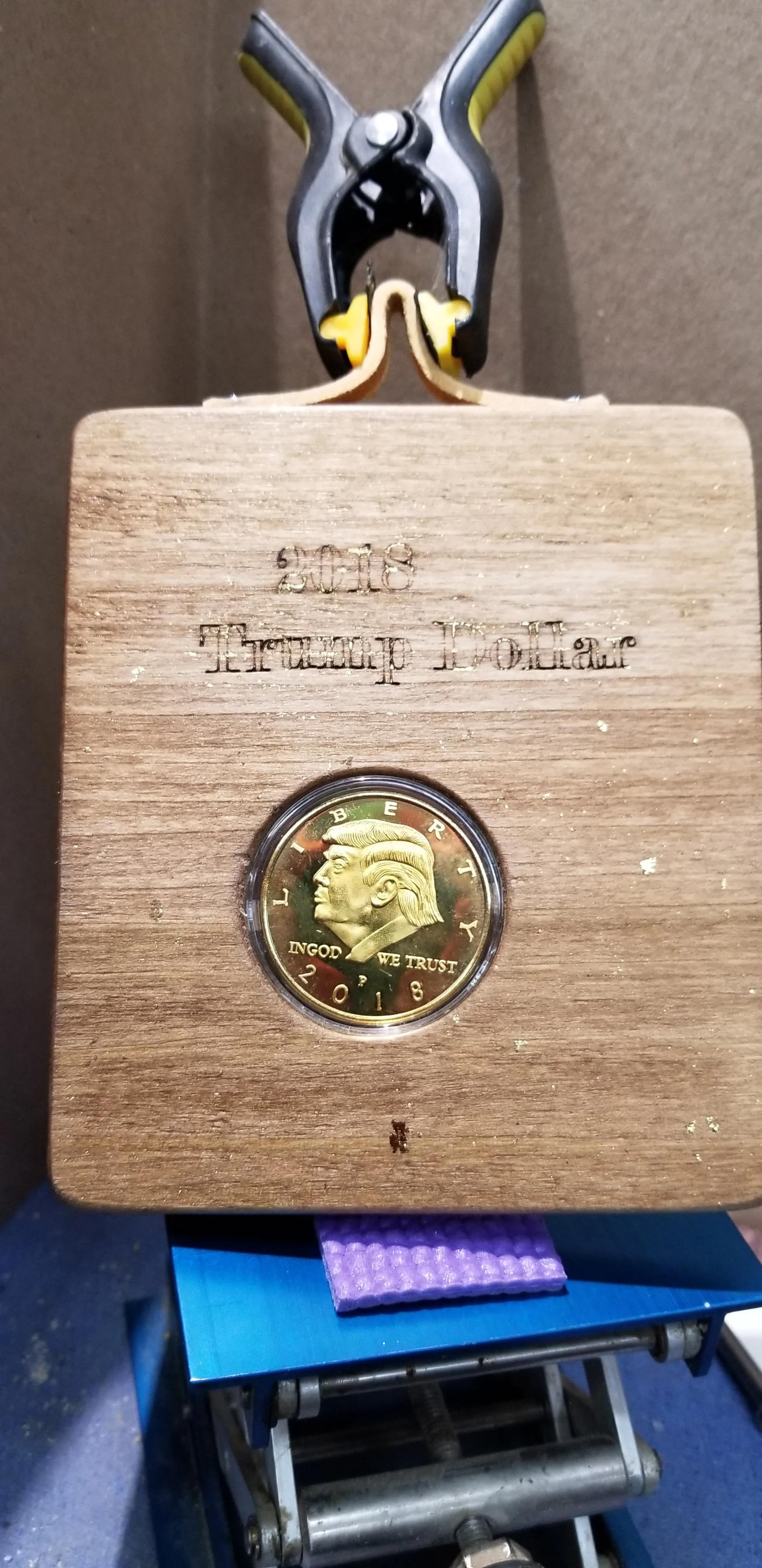 2018 Trump Dollar Gold Collectors Art #2