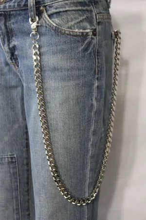 28" Classic Flat Link Wallet Chain