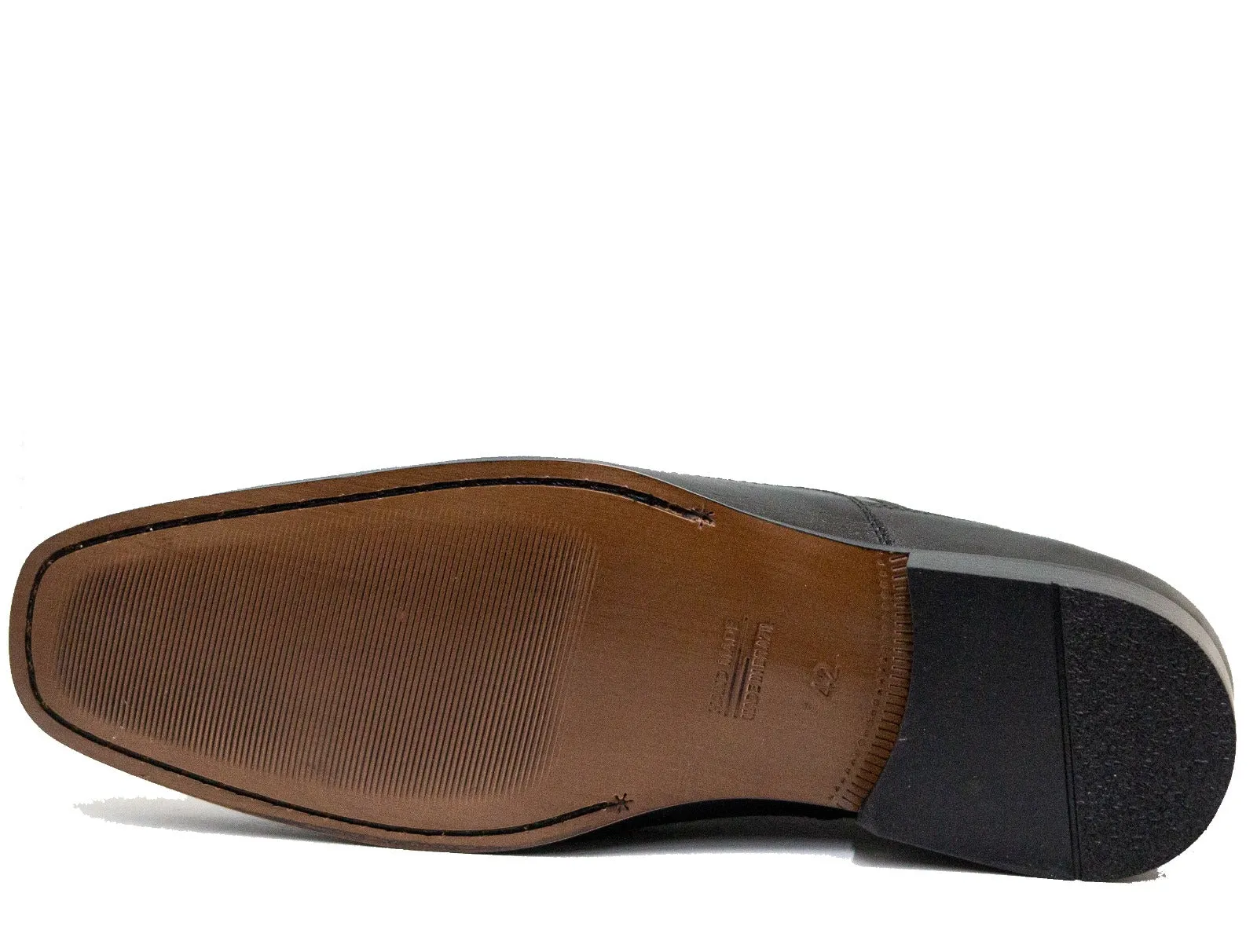 Alfredo Men's Black Dress Slip on Shoe 4259