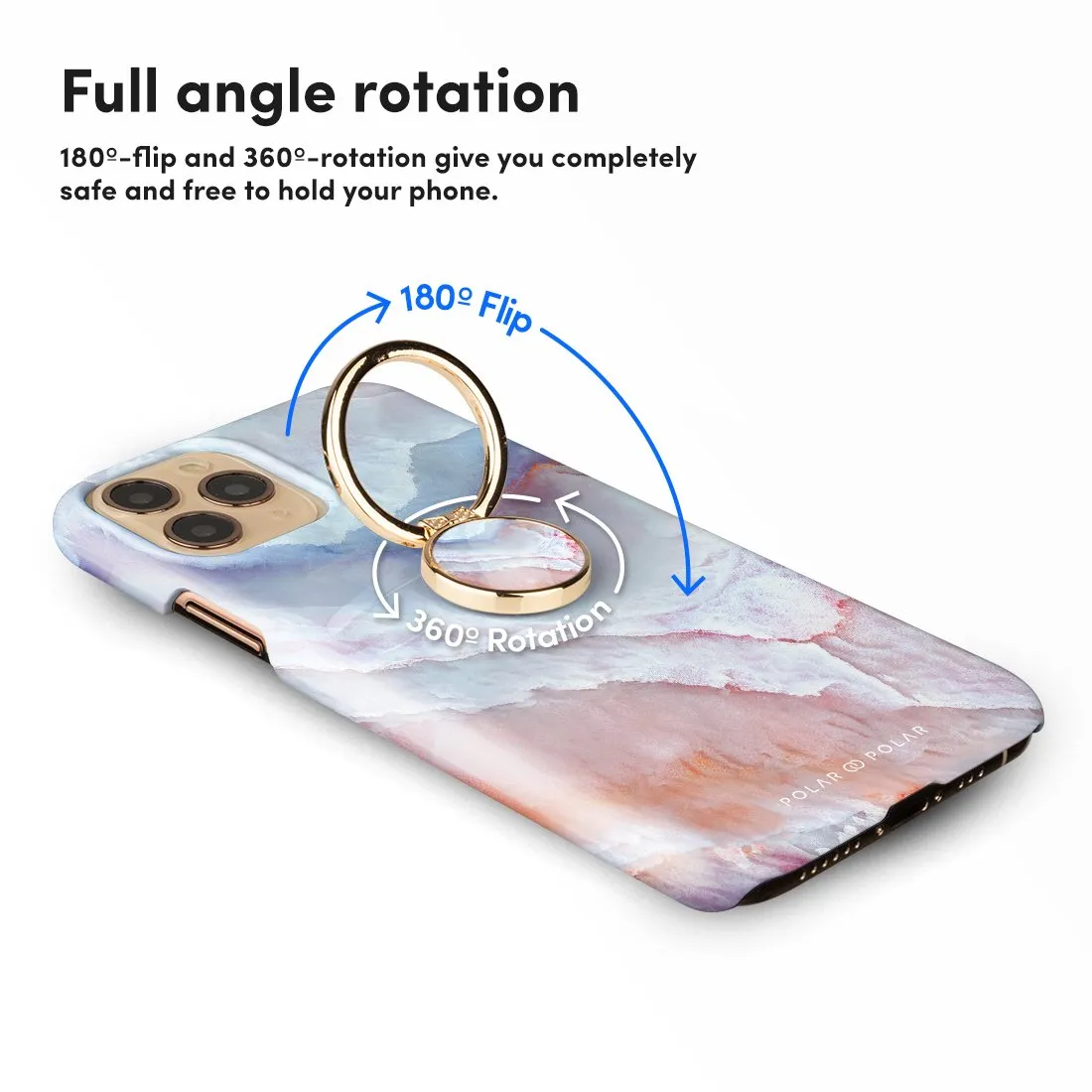 Almond Coast | Custom Phone Ring Holder  (Non-MagSafe)