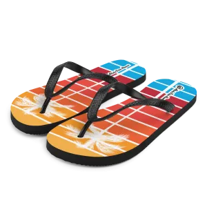 Aloha Tribe -Sunset Palm- Flip-Flops