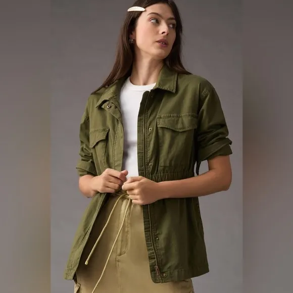 Anthropologie X Sanctuary | Relaxed Fit Utility Shirt Jacket Size Medium Fall