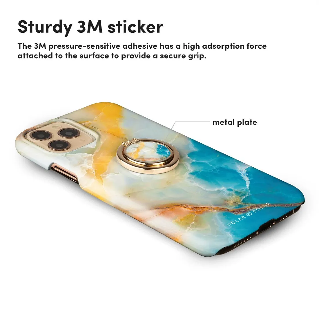 Aqua Sunlight | Phone Ring Holder  (Non-MagSafe)