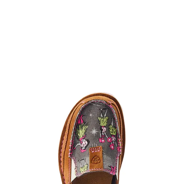 Ariat Cruiser Western Aloha Nutty Bean Hula Print Shoes