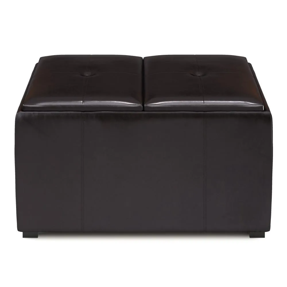 Avalon Small Coffee Table Storage Ottoman