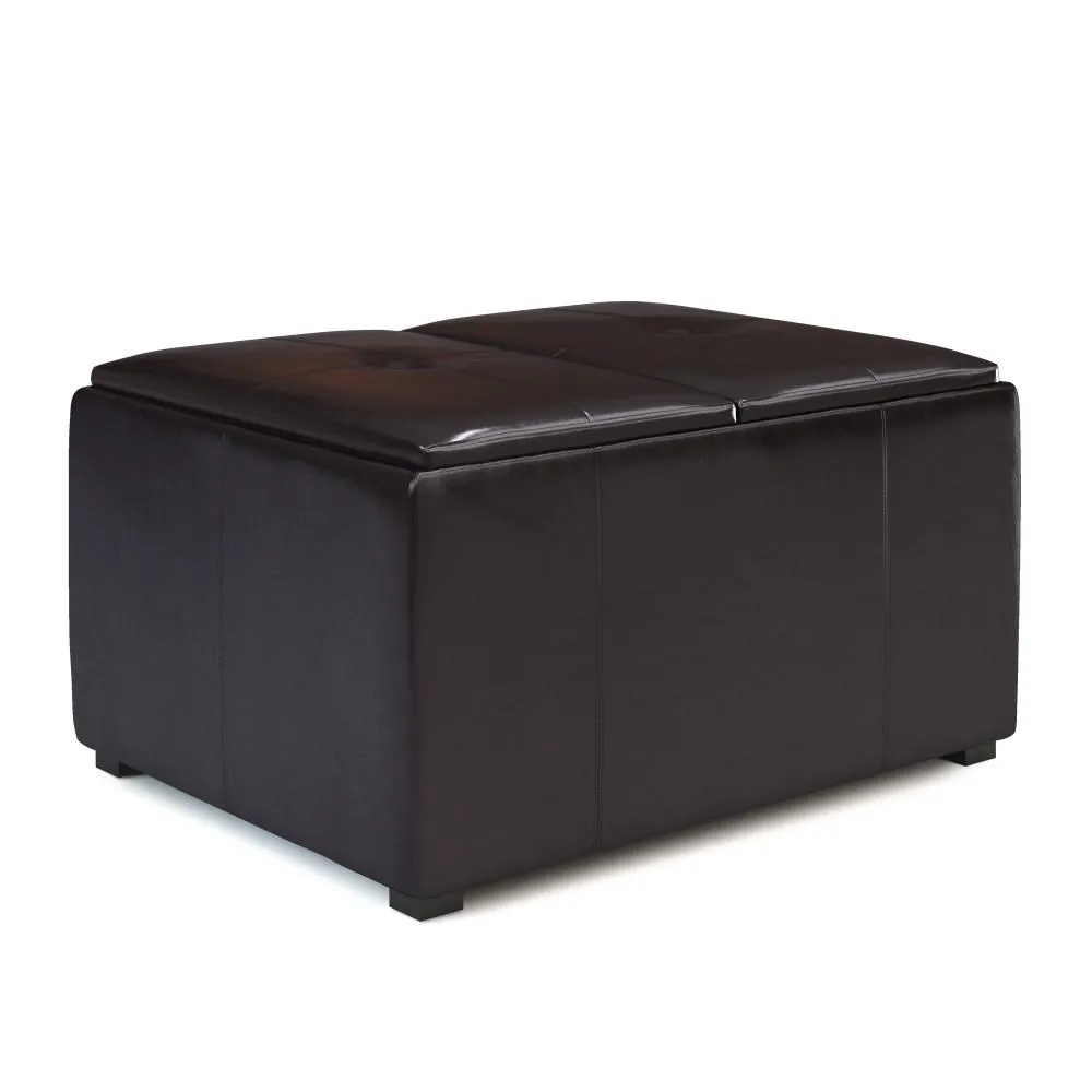 Avalon Small Coffee Table Storage Ottoman